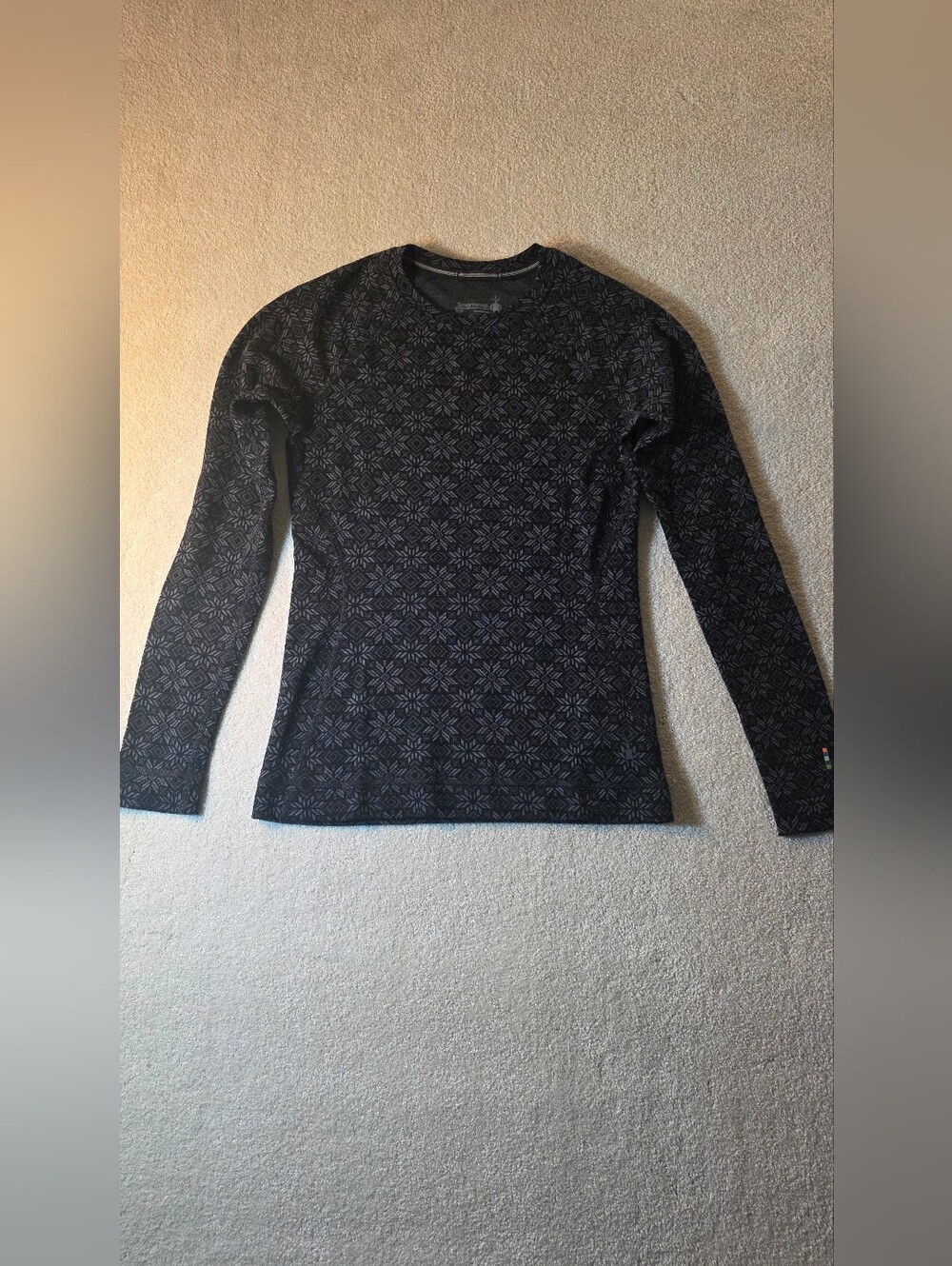 Smartwool Classic Thermal Merino Base Layer Crew Shirt Copper Heather Womens S